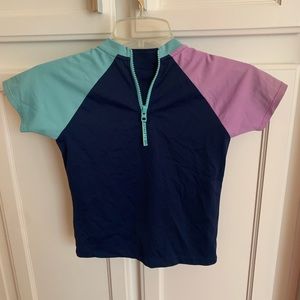 ATHLETA GIRLS SPF Swim Shirt S/7